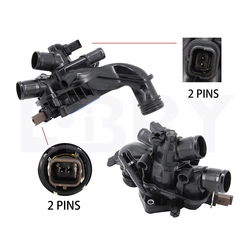 Conjunto de carcasa de termostato de refrigerante de motor para PEUGEOT CITROEN A01003 9808646980