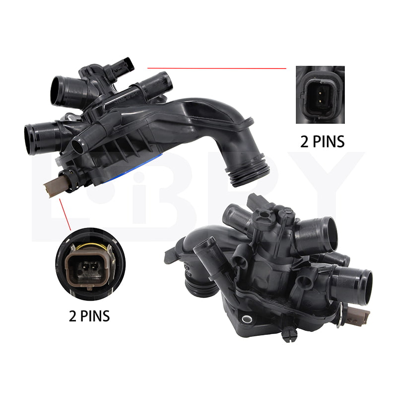 Conjunto de carcasa de termostato de refrigerante de motor para PEUGEOT CITROEN A01005 9810916980
