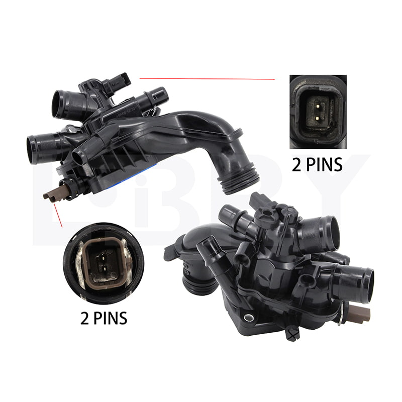 Ensamblaje de la carcasa del termostato del refrigerante del motor para PEUGEOT CITROEN A01011 98086472801336.CP 