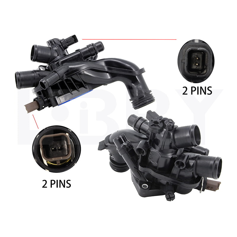 Conjunto de carcasa de termostato de refrigerante de motor para PEUGEOT CITROEN A01012 9808647180 V763471180 9814705780